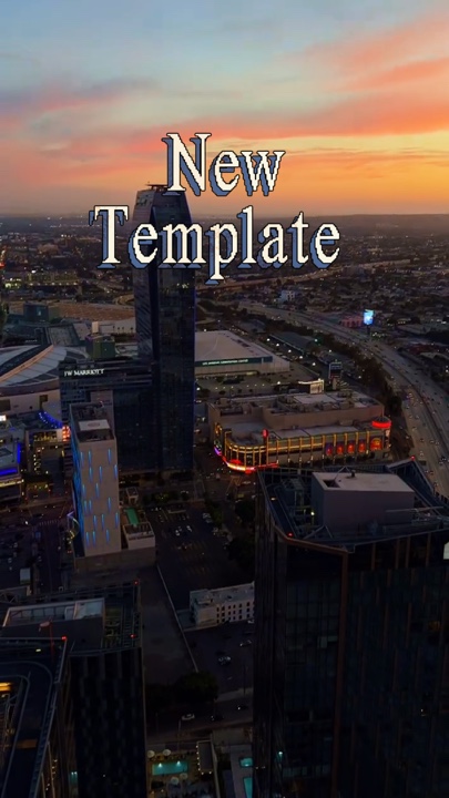 capcut template cover