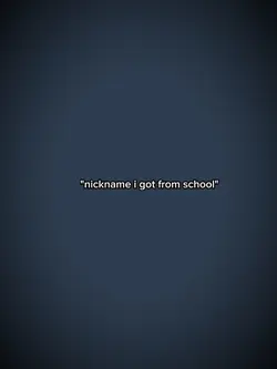 nickname