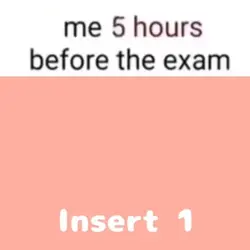 me before exams 