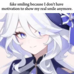 fake smile