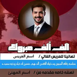 قالب تصميم زفاف