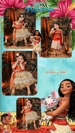 Moana birthday photo