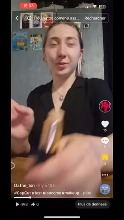Makeup test tiktok