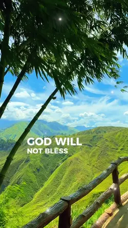 God will not bless
