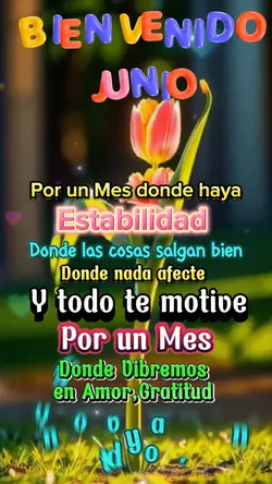 Bienvenido Junio 
