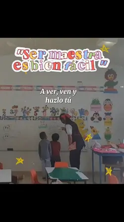 Ser maestra es fácil