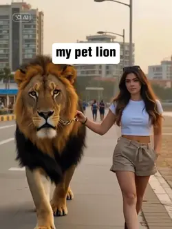 my pet lion