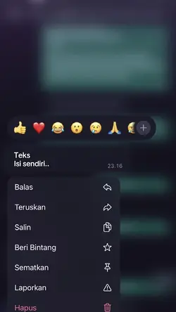 Teks isi sendiri
