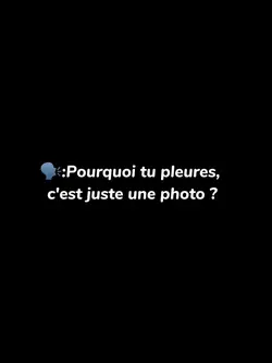 Juste une photo...