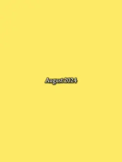 August 2k24-2k25 
