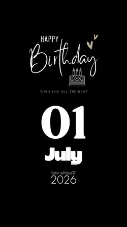 BIRTHDAY 01 JULY