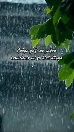 Yağmur şablon 