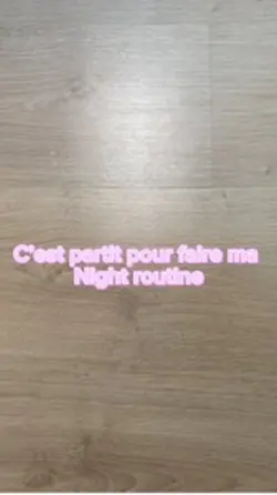 Night routine