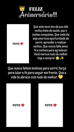feliz aniversário 