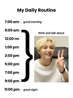 daily routine meme