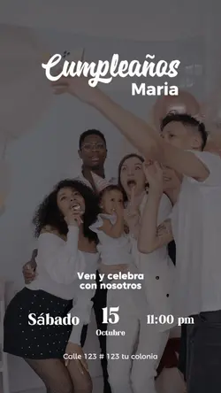 Invitación cumple