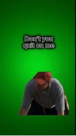 Don’t quit
