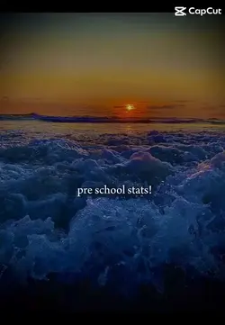 Pre school stats 😭 