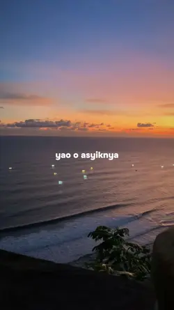 yao o asyiknya