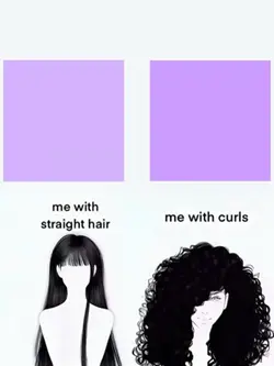 Straight  / curls