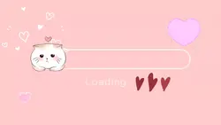 cute loading logo