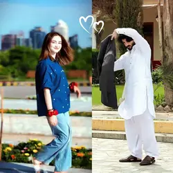girl boy slowmo walk