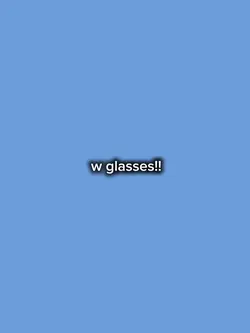 with glasses 