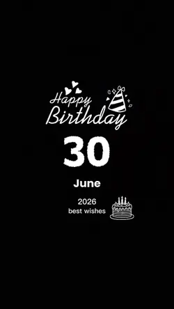 hbd 30 june 2026