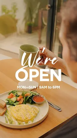 We Are Open