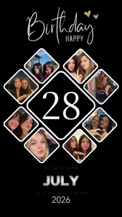 Birthday 28 July