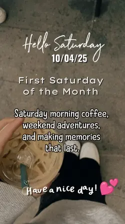 Coffee, weekend 