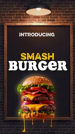 BURGER ADVERTISEMENT