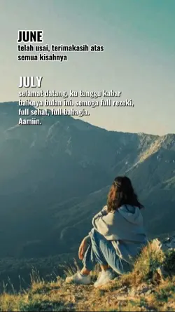 July, welcome