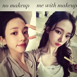 no makeup vs makeup