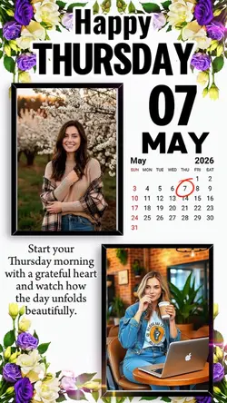 Thursday 7 May 2026