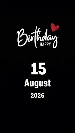 Hbd 15 August 2026
