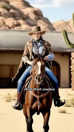 Wild West cowboy