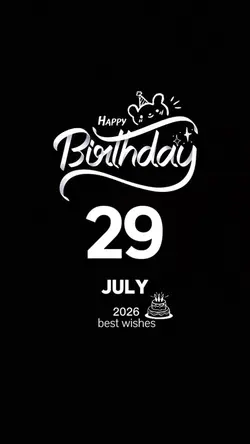 Hbd 29 july 2026