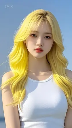 yellow hair ai