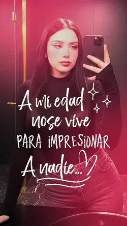 A mi edad 