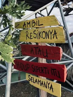 ambil resikonya atau
