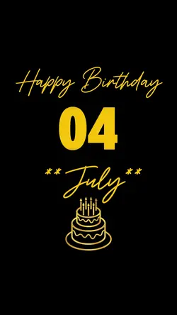 Birthday July 4