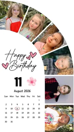 BDAY DAUGHTER 11 AUG