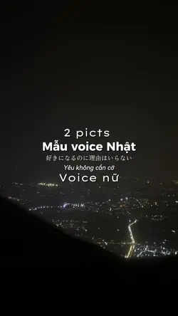 Mẫu voice Nhật