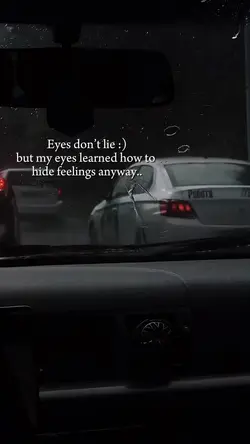 Eyes don’t lie : )