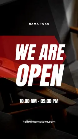 story : we are open