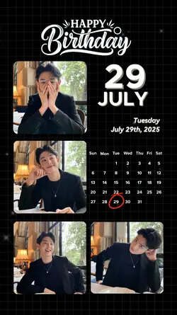 29 JULY BIRTHDAY