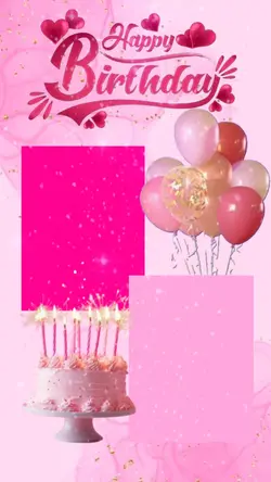 FELIZ CUMPLE PINK