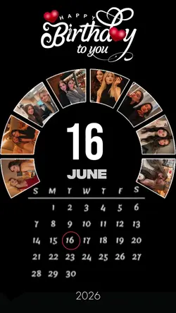 Birthday 16 June