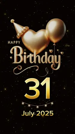 hbd 31 july 2025